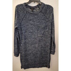 Banana Republic Heathery Grey Long Sleeve Lounge Dress Size S NWT MSRP $88
